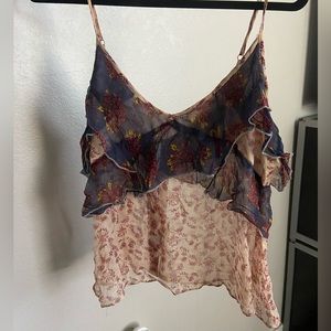 Multi Pattern Free People Top